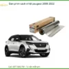Dán Phim Cách Nhiệt Peugeot 2008 2022 - Địa Chỉ Lắp Đặt Uy Tín TPHCM
