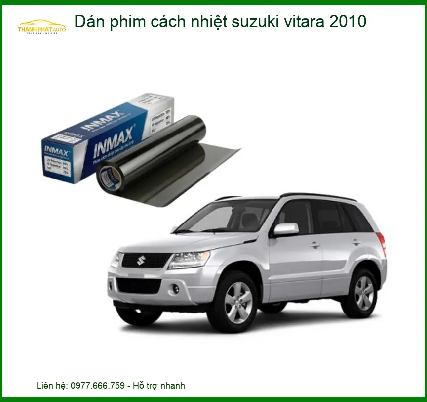 Dán Phim Cách Nhiệt Suzuki Vitara 2010 - Trung Tâm Lắp Đặt Uy Tín TPHCM