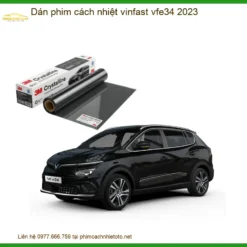 Dán Phim Cách Nhiệt VinFast VF e34 2023 - Trung Tâm Thi Công Chính Hãng Uy Tín TPHCM