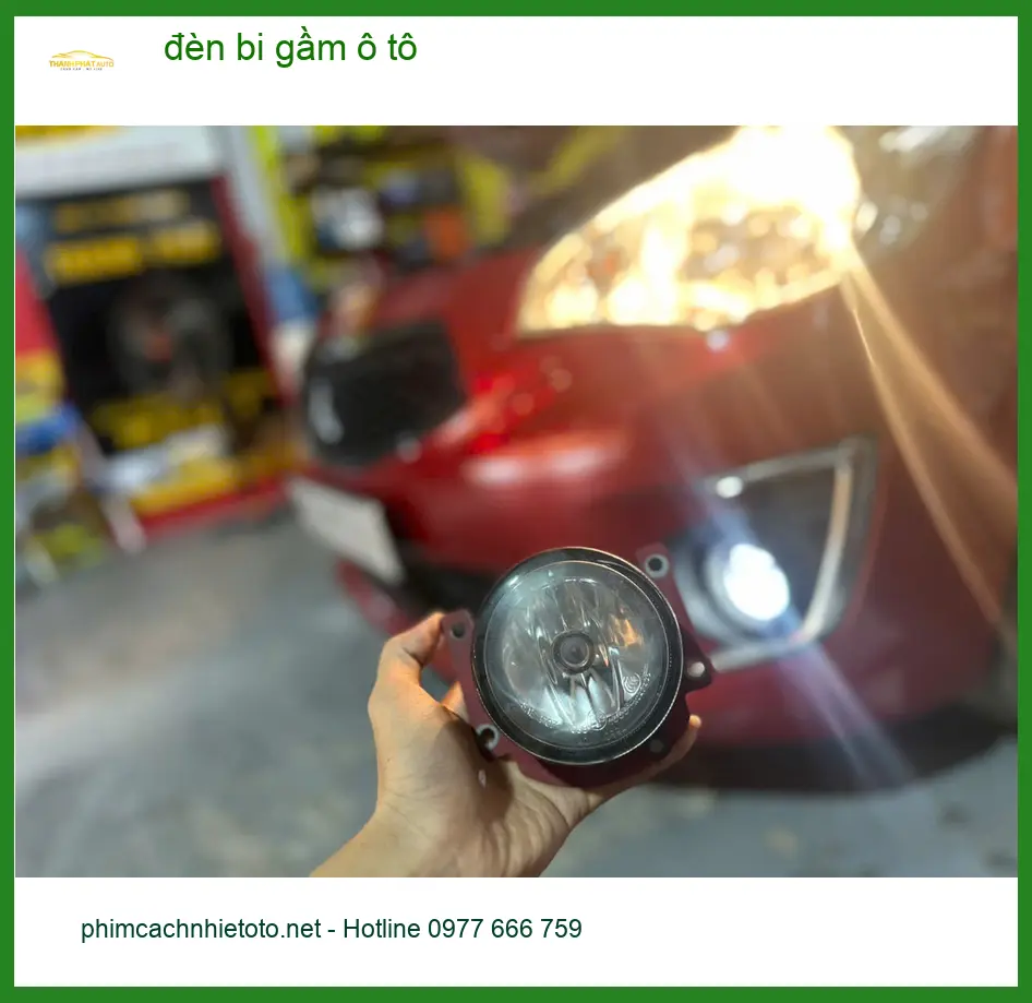 Anh Bảo nâng cấp đèn bi gầm ô tô Kia Sorento tại Quận Bình Thạnh vì đèn zin kém sáng ảnh thực tế 3