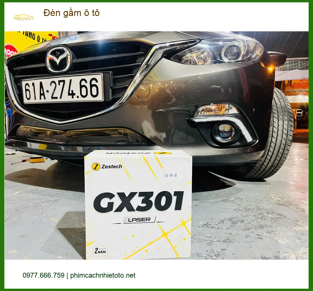 Chị Thúy độ đèn gầm ô tô Hyundai Kona tại Quận Phú Nhuận vì đèn zin yếu khi đi đêm