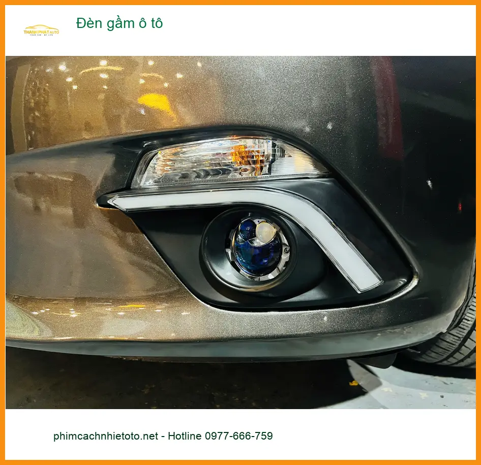 Chị Thúy độ đèn gầm ô tô Hyundai Kona tại Quận Phú Nhuận vì đèn zin yếu khi đi đêm ảnh thực tế 2