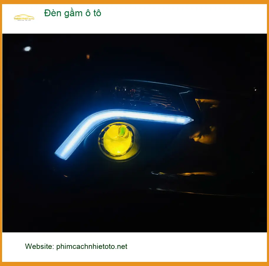 Chị Thúy độ đèn gầm ô tô Hyundai Kona tại Quận Phú Nhuận vì đèn zin yếu khi đi đêm ảnh thực tế 3