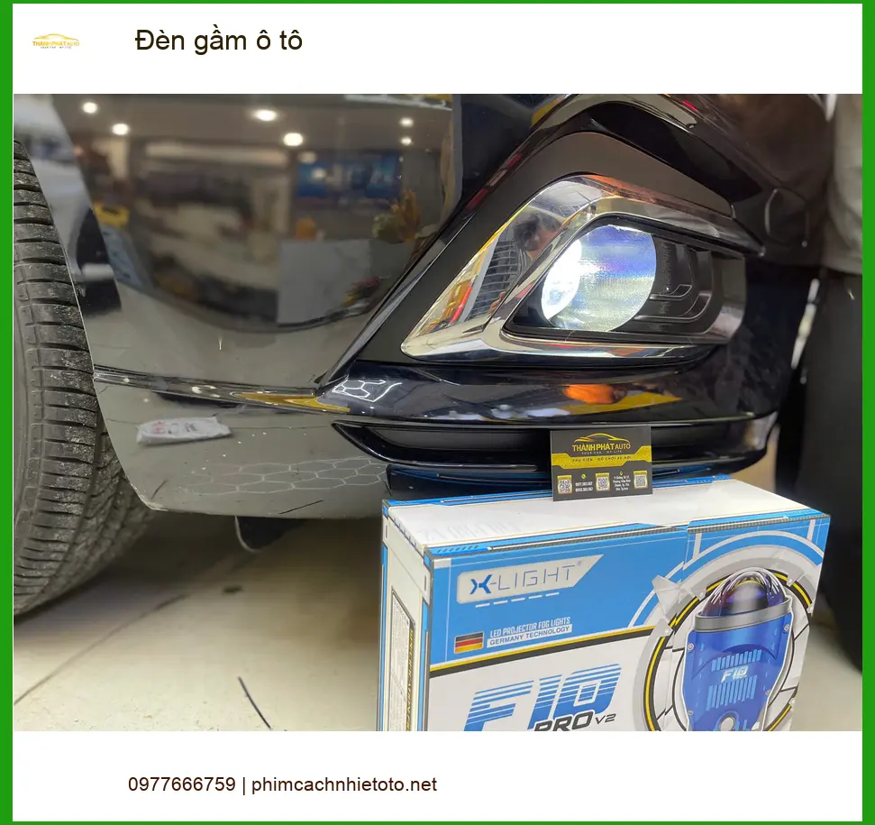 Anh Tùng độ đèn gầm ô tô Hyundai Accent uy tín tại Quận Phú Nhuận để cải thiện tầm nhìn. ảnh thực tế 2