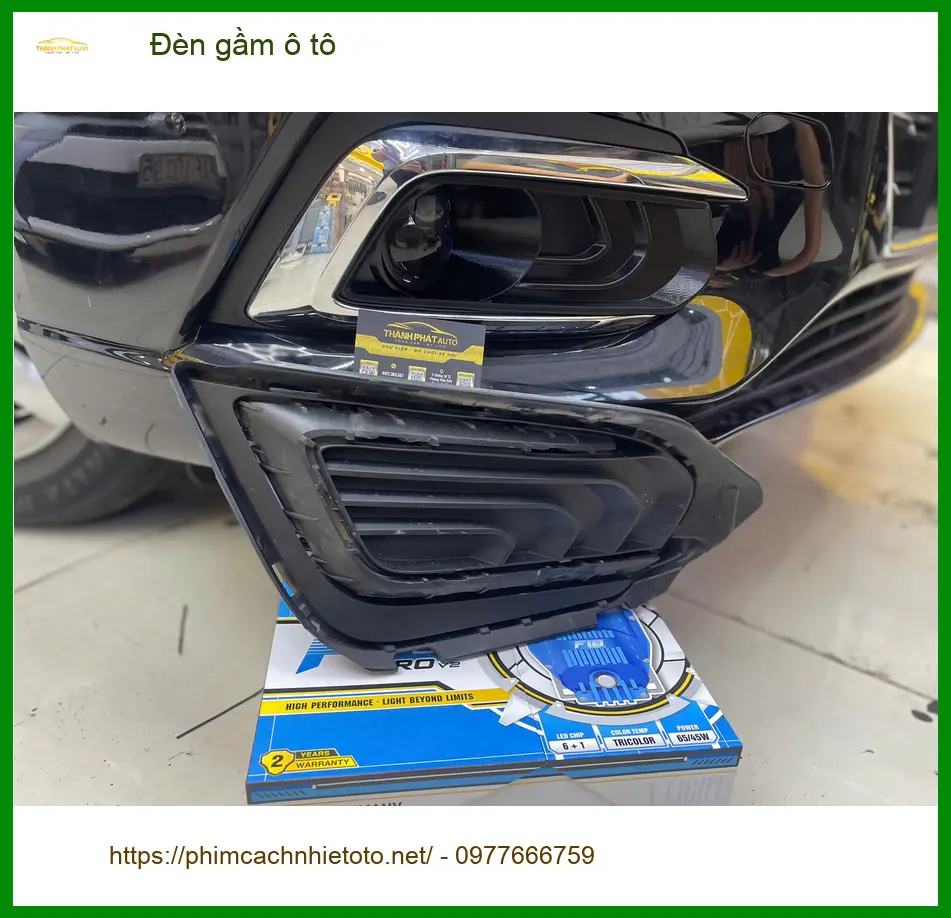 Anh Tùng độ đèn gầm ô tô Hyundai Accent uy tín tại Quận Phú Nhuận để cải thiện tầm nhìn. ảnh thực tế 3