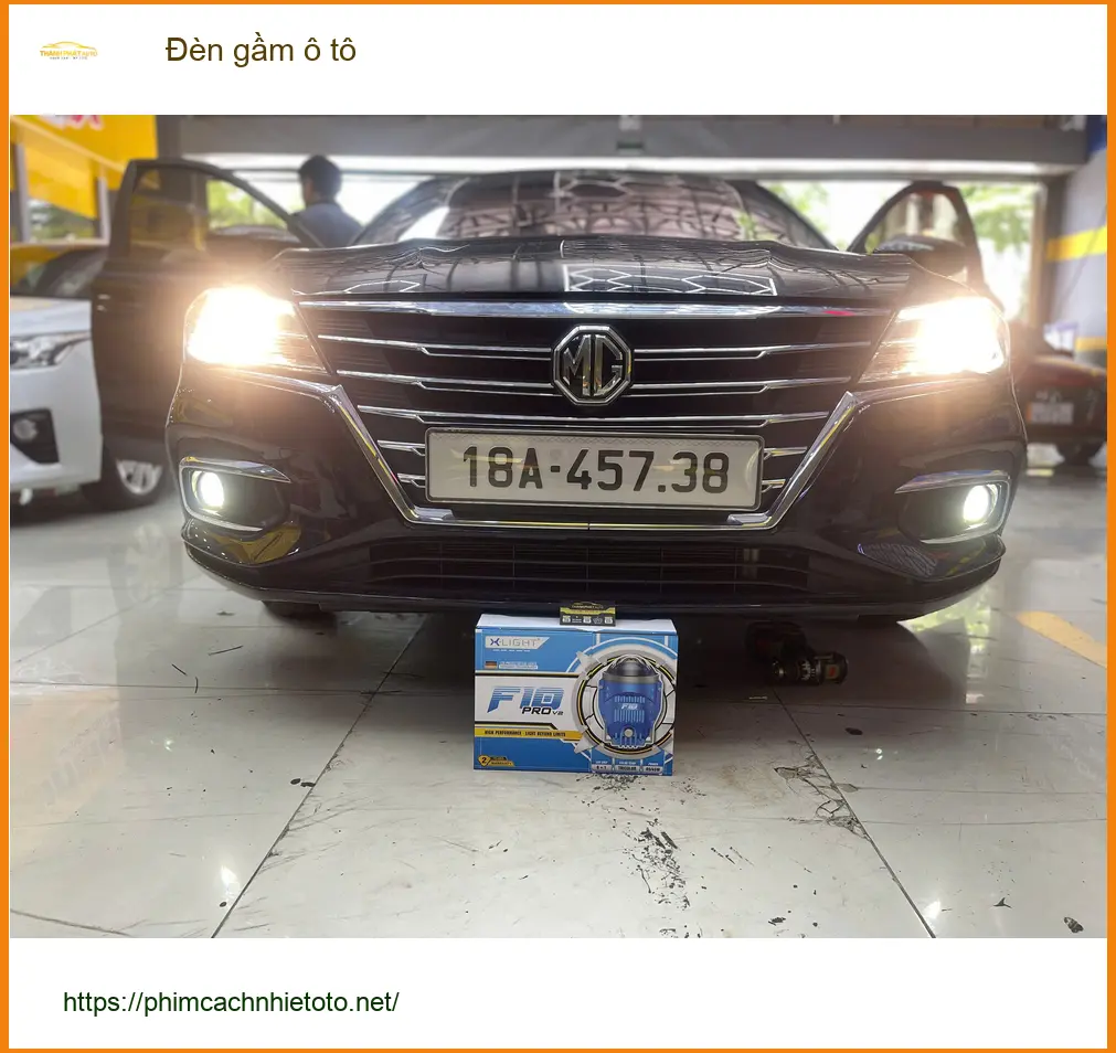 Anh Tùng độ đèn gầm ô tô Hyundai Accent uy tín tại Quận Phú Nhuận để cải thiện tầm nhìn. ảnh thực tế 4