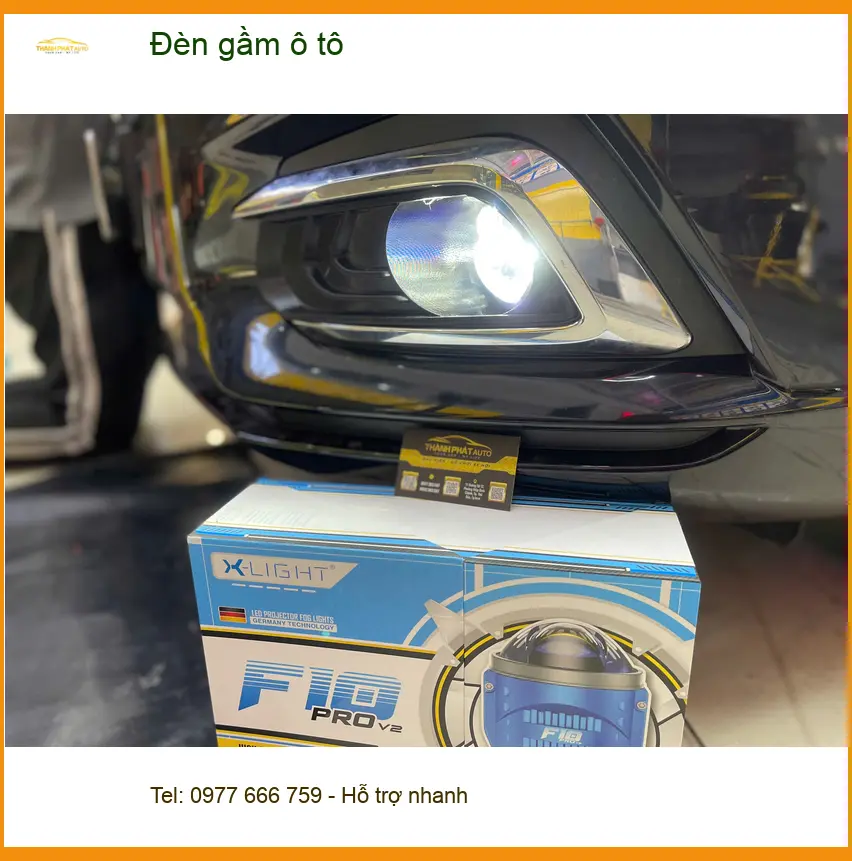 Anh Tùng độ đèn gầm ô tô Hyundai Accent uy tín tại Quận Phú Nhuận để cải thiện tầm nhìn. ảnh thực tế 5
