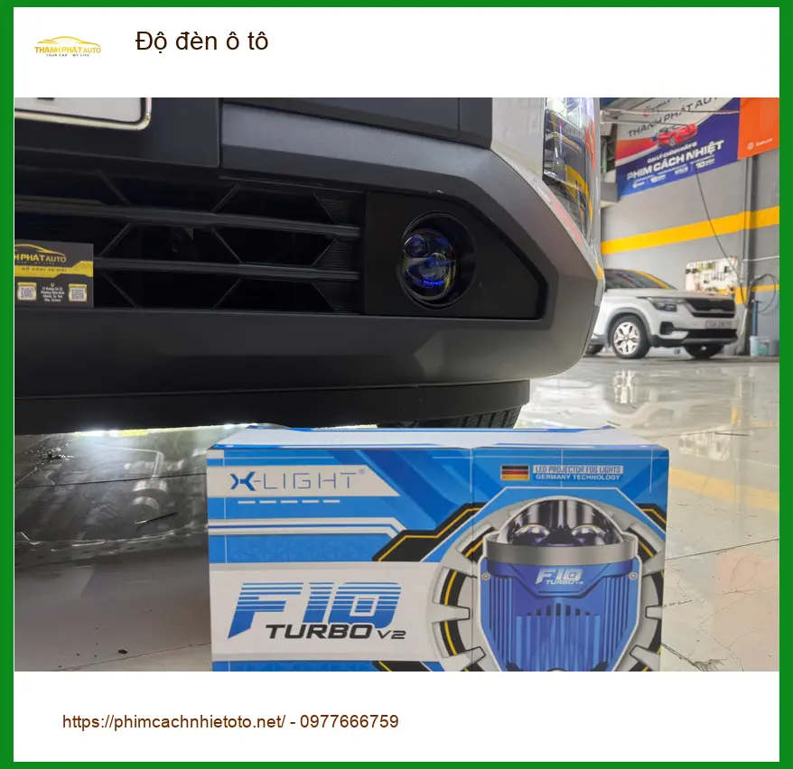 Chú Hưng độ đèn ô tô Hyundai Accent tại Quận 9 để cải thiện tầm nhìn ban đêm ảnh thực tế 3