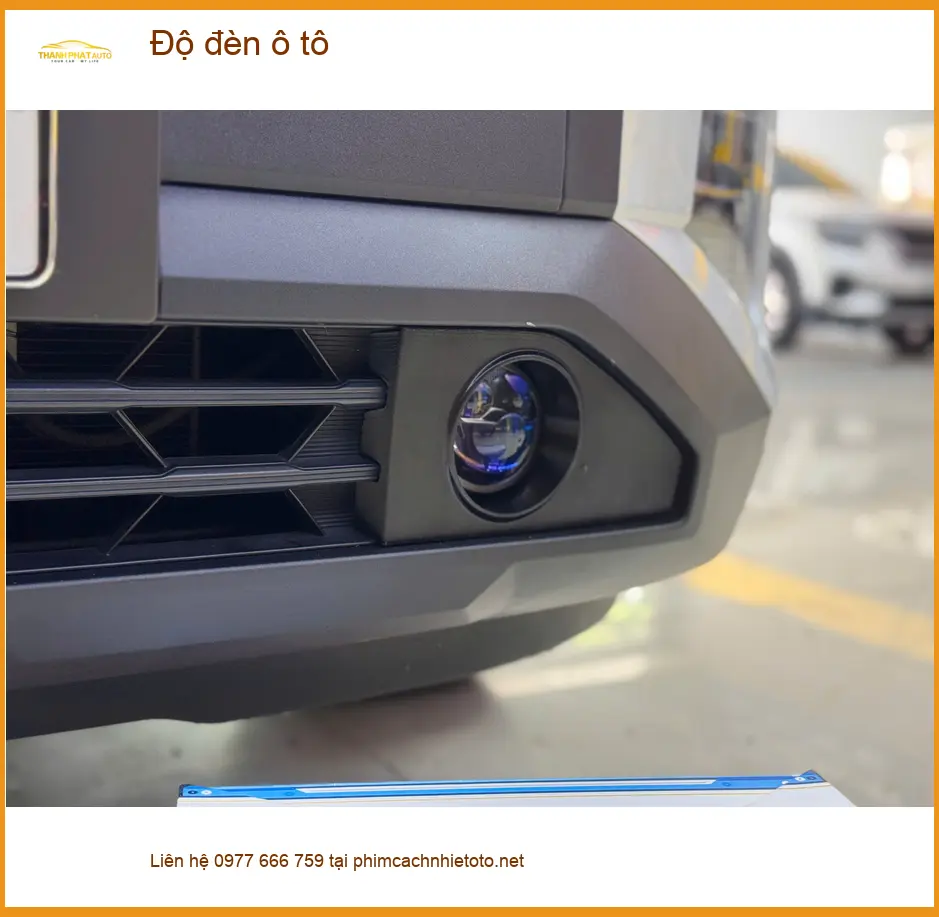 Chú Hưng độ đèn ô tô Hyundai Accent tại Quận 9 để cải thiện tầm nhìn ban đêm ảnh thực tế 5
