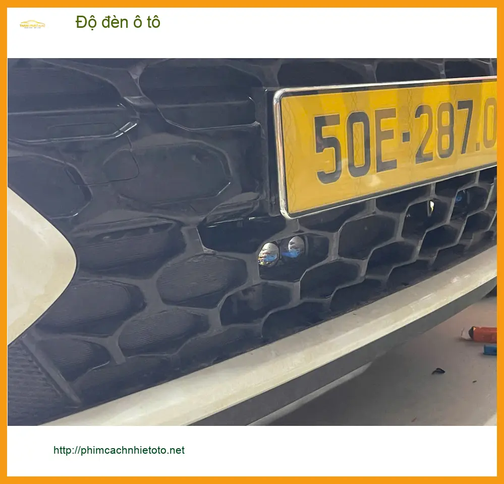 Anh Quang độ đèn ô tô Hyundai Kona tại Quận 9 để tăng cường ánh sáng khi di chuyển ban đêm