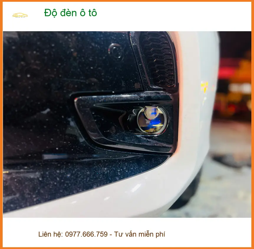 Anh Quân độ đèn ô tô Hyundai Accent tại Quận 9 vì đèn zin không đủ sáng ảnh thực tế 2