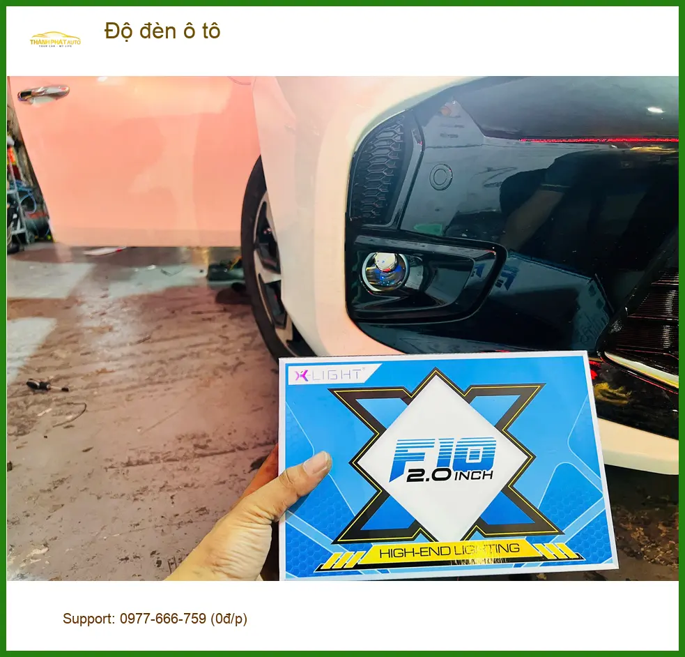 Anh Quang độ đèn ô tô cho Honda CRV tại Củ Chi để lái xe an toàn hơn buổi tối