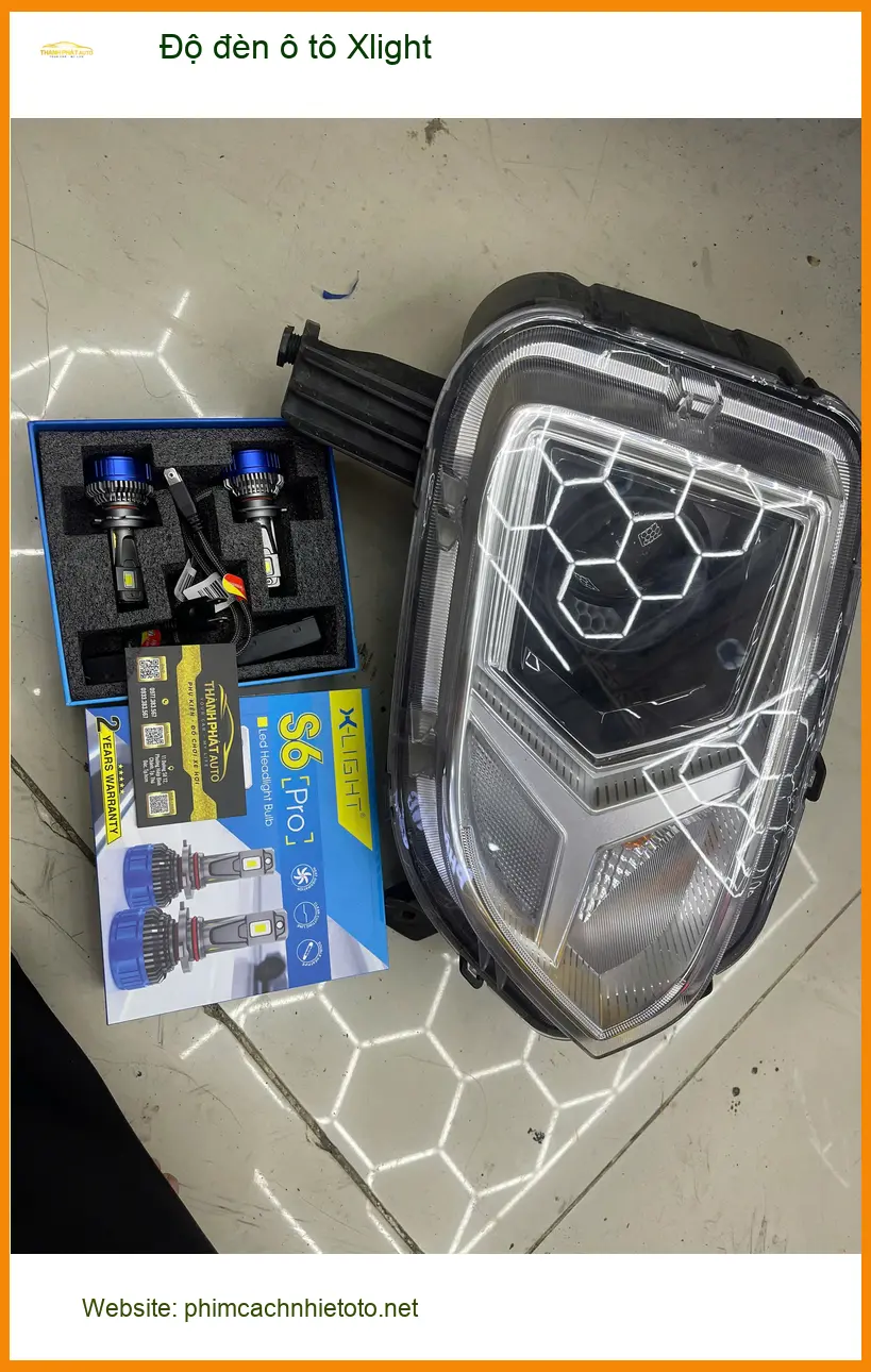 Anh Thành nâng cấp đèn Xlight cho Hyundai Accent tại Quận Tân Phú để cải thiện tầm nhìn ảnh thực tế 2