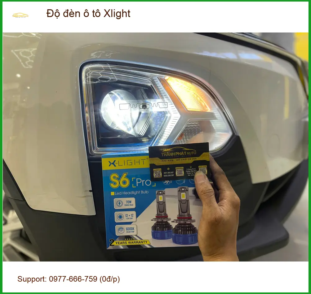 Anh Tấn độ đèn ô tô Xlight cho Hyundai Accent tại Quận 8 ảnh thực tế 2