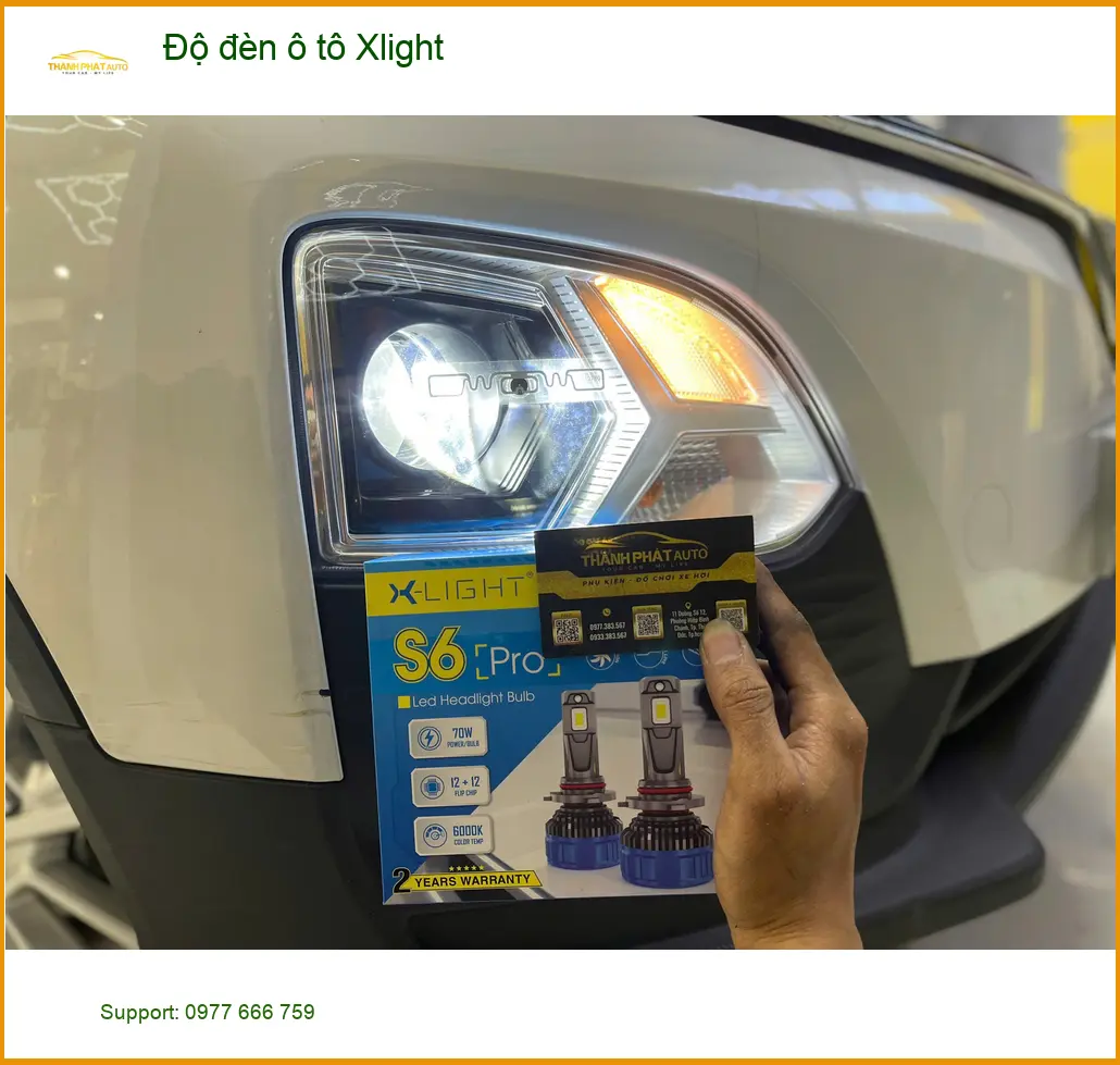 Anh Khang độ đèn Xlight cho Honda CRV vì đèn zin mờ tại Thủ Đức ảnh thực tế 2