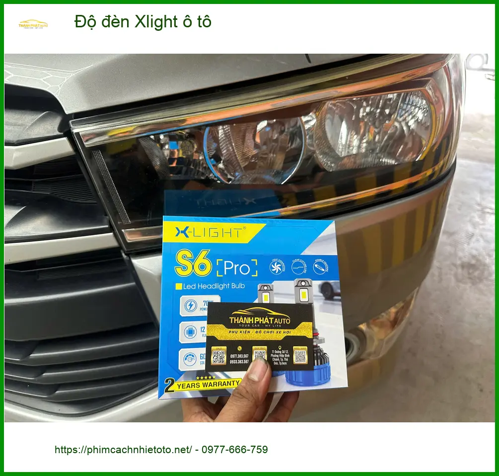 Anh Tùng nâng cấp đèn Xlight ô tô cho Mazda 3 tại Quận 5 vì đèn zin không đủ sáng