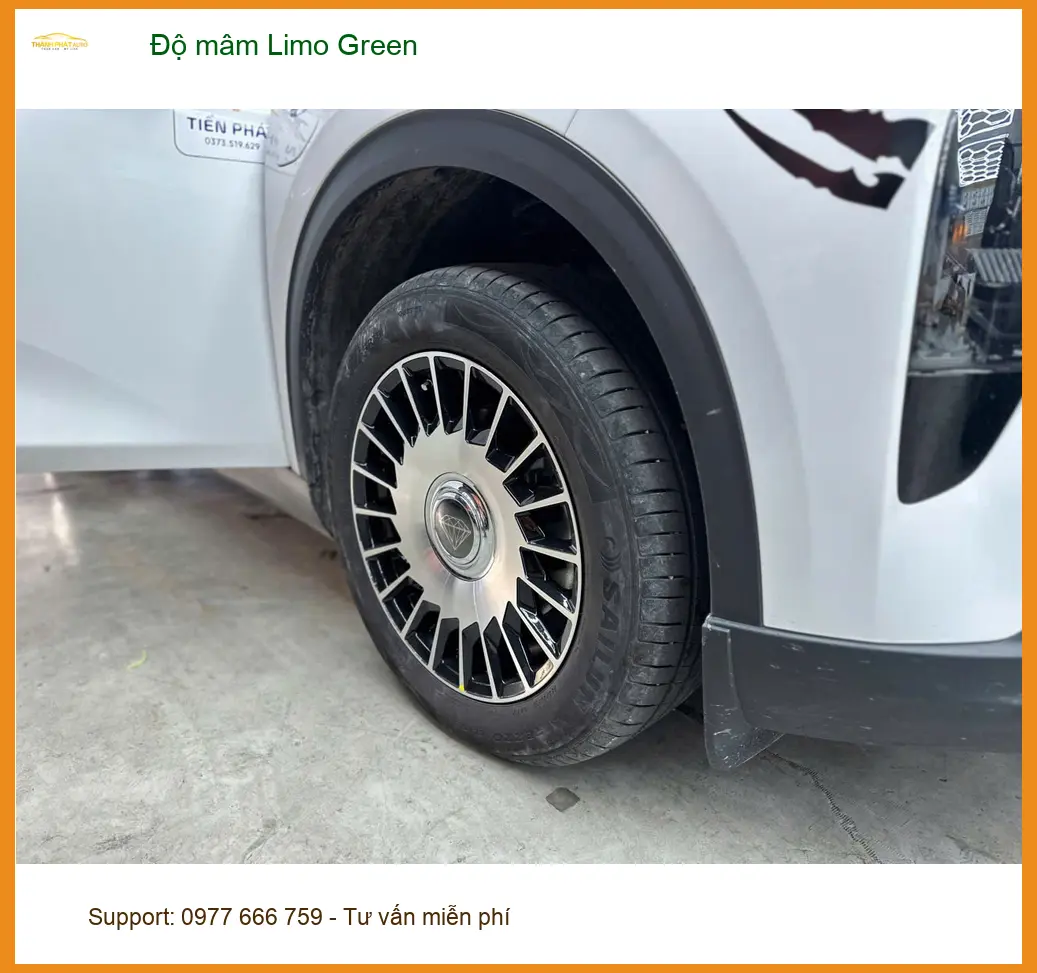 Chị Thanh độ mâm Limo Green cho Toyota Camry tại Quận 3 để xe sang trọng hơn