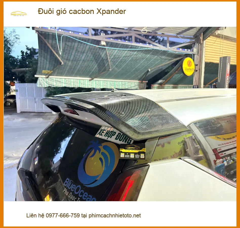 Anh Nam lắp đuôi gió cacbon Xpander uy tín tại Quận Thủ Đức