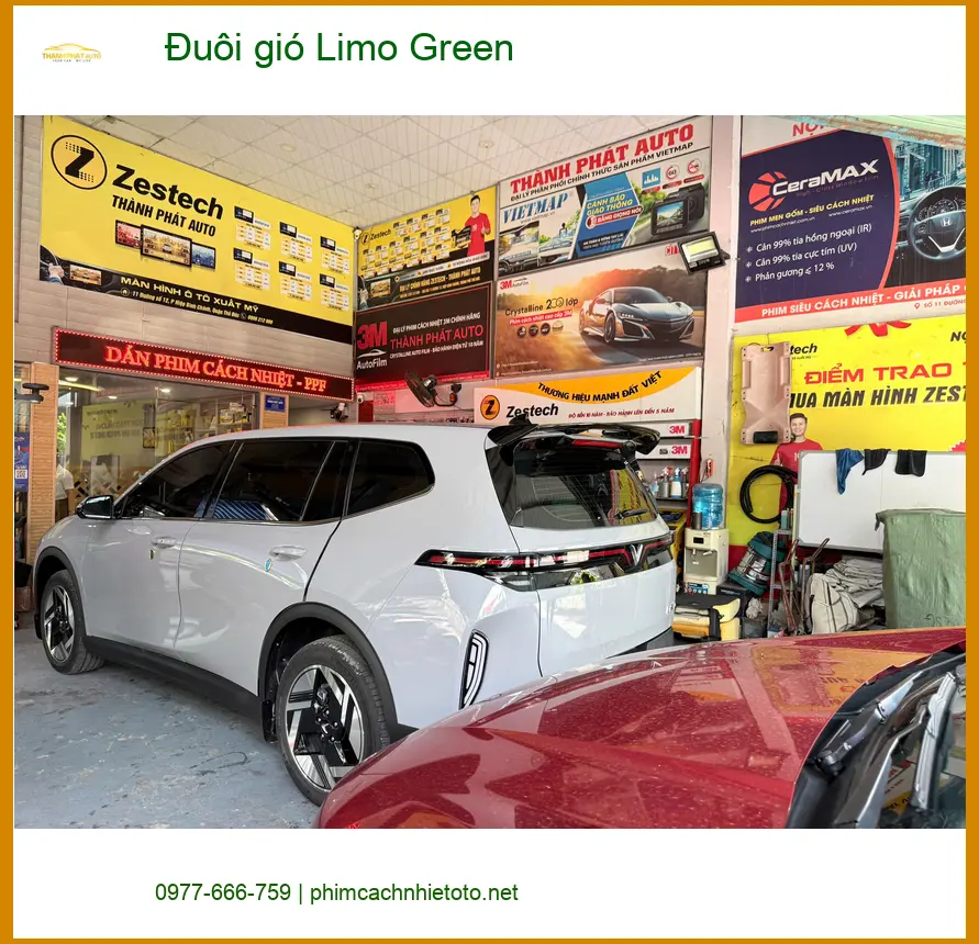Anh Khải lắp Đuôi gió Limo Green cho Mazda CX-5 tại Quận 12 để xe trông thể thao hơn ảnh thực tế 3