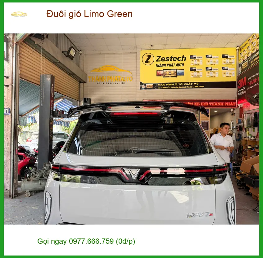 Anh Dũng nâng cấp đuôi gió Limo Green cho Hyundai Accent tại Quận Tân Bình ảnh thực tế 2