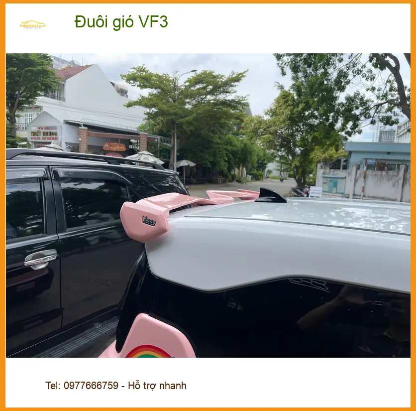 Anh Khang lắp đuôi gió VinFast VF3 tại Quận 7 để tăng tính khí động học và thẩm mỹ ảnh thực tế 2