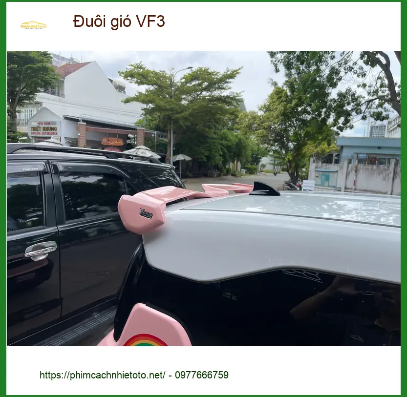 Gara lắp đuôi gió VF3 cho Chú Minh tại Cần Giờ để xe trông mạnh mẽ hơn ảnh thực tế 2