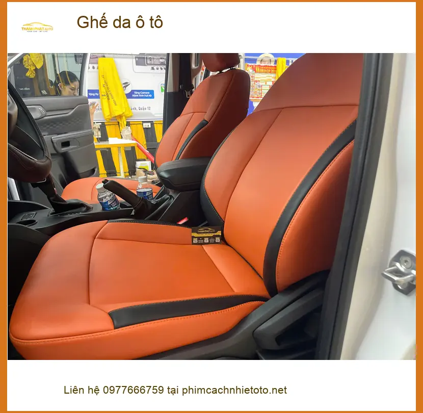 Anh Thành bọc ghế da ô tô Suzuki XL7 tại Quận 12 để nội thất sang trọng hơn