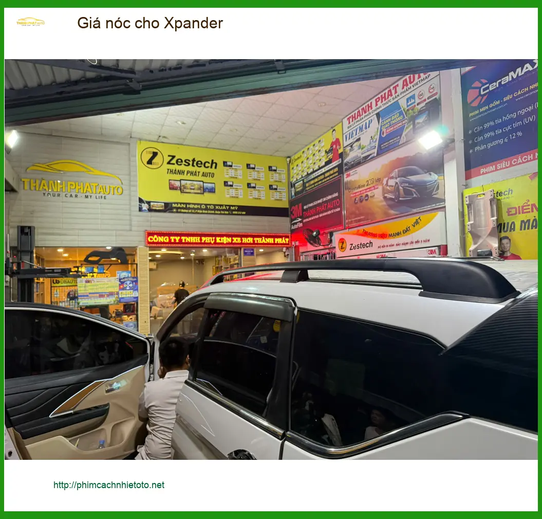 Chị Phương lắp giá nóc cho Xpander tại Quận Thủ Đức chuẩn bị cho chuyến đi cắm trại ảnh thực tế 2