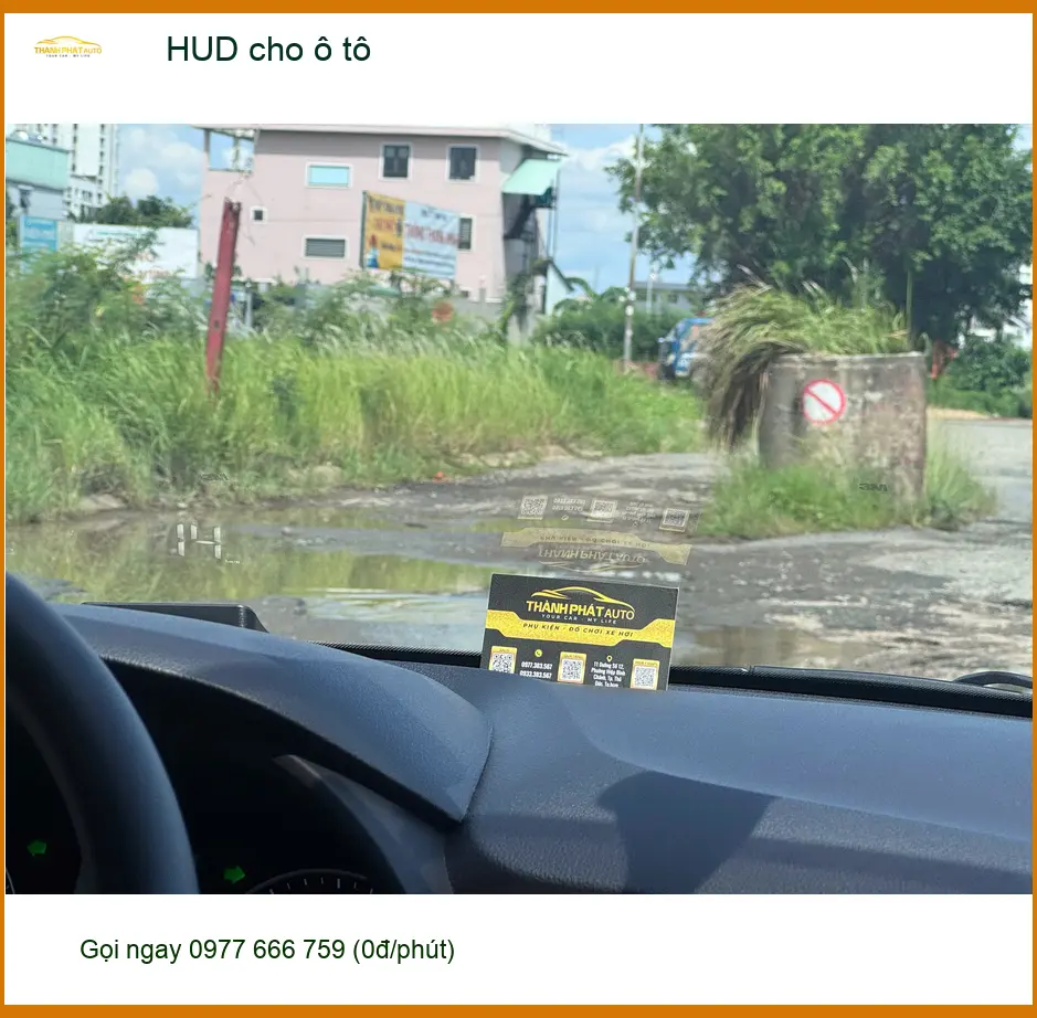 Chị Thảo lắp HUD cho Hyundai Accent tại Nhà Bè để lái xe an toàn hơn ảnh thực tế 2