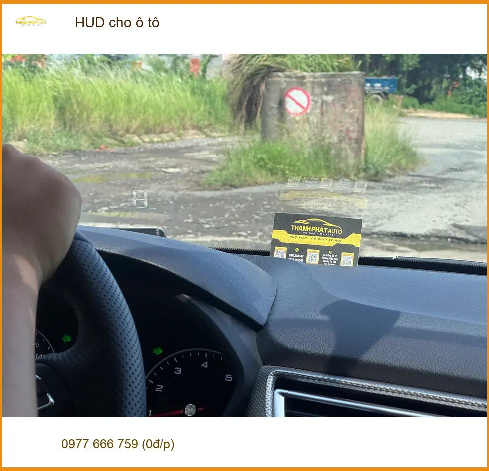 Chị Thảo lắp HUD cho Hyundai Accent tại Nhà Bè để lái xe an toàn hơn ảnh thực tế 4