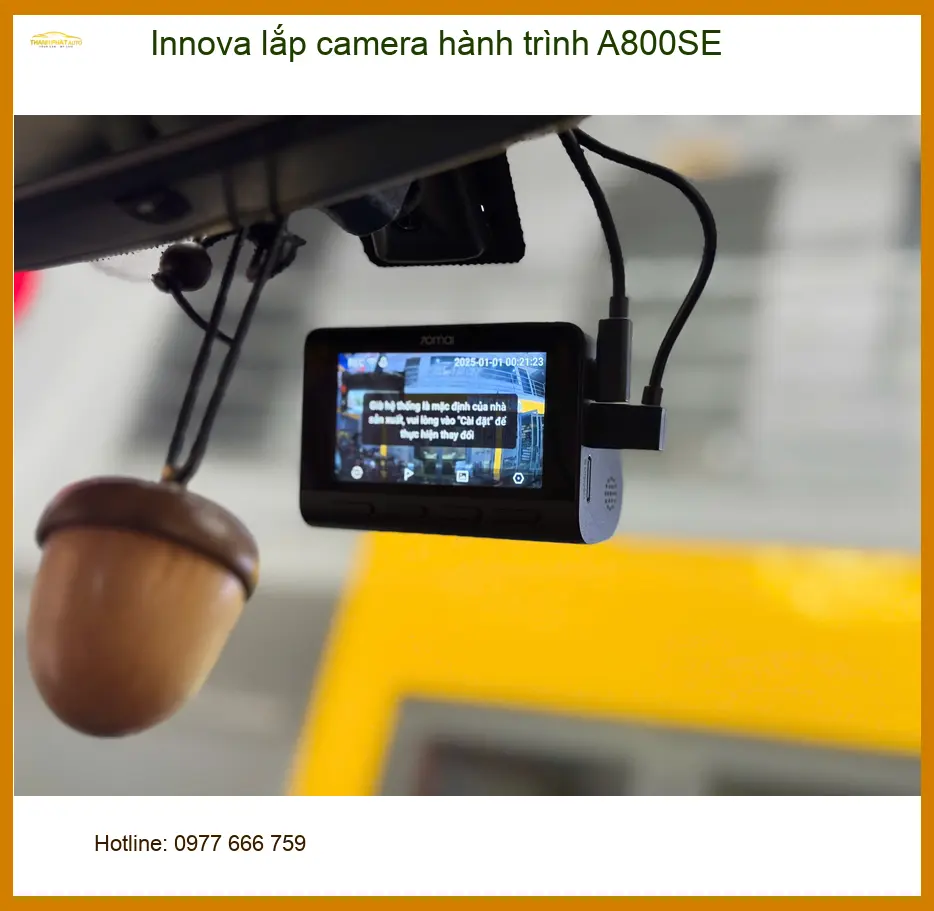 Anh Tấn Lắp Camera Hành Trình A800SE Innova Tại Quận Phú Nhuận