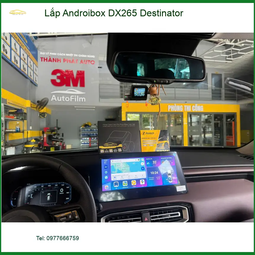 Chị Thảo Mazda CX5 Lắp Androibox DX265 Destinator tại Nhà Bè ảnh thực tế 2