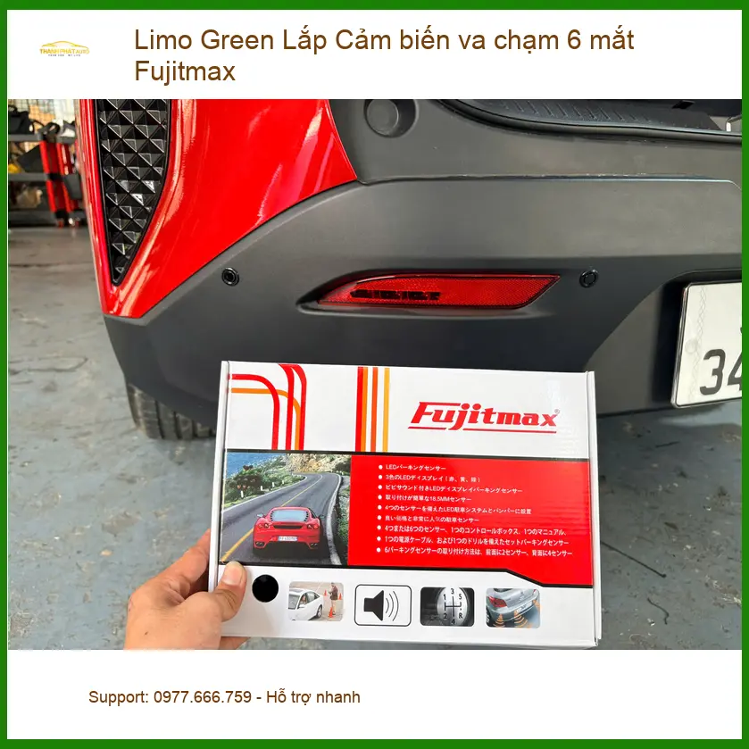Anh Khải lắp cảm biến va chạm 6 mắt Fujitmax cho Mercedes C-Class ở Quận 4 ảnh thực tế 2