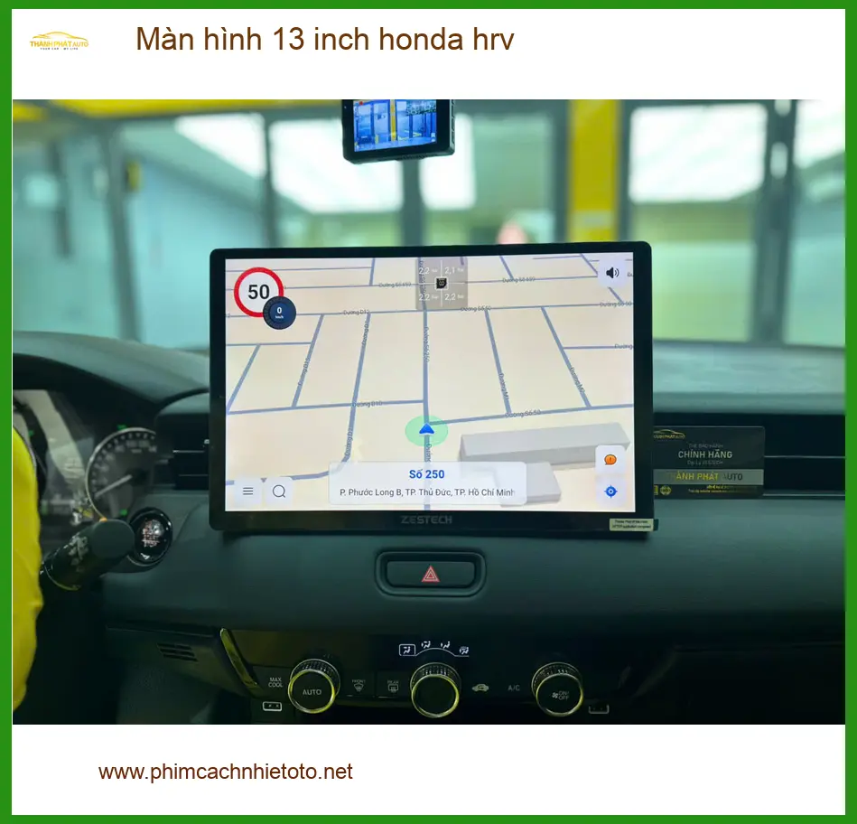 Anh Minh lắp màn hình 13 inch Honda HR-V tại Cần Giờ để lái xe an toàn hơn ảnh thực tế 5