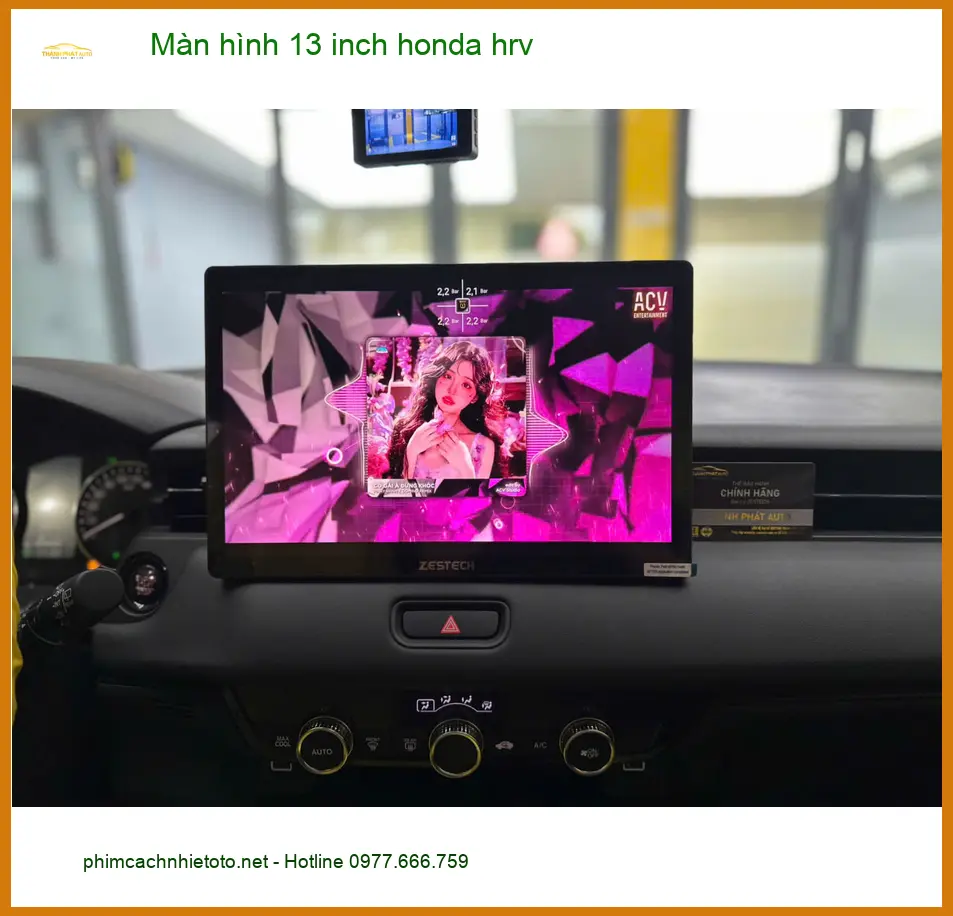 Cửa hàng lắp màn hình 13 inch Honda HR-V uy tín, giá tốt tại Quận Tân Phú ảnh thực tế 5