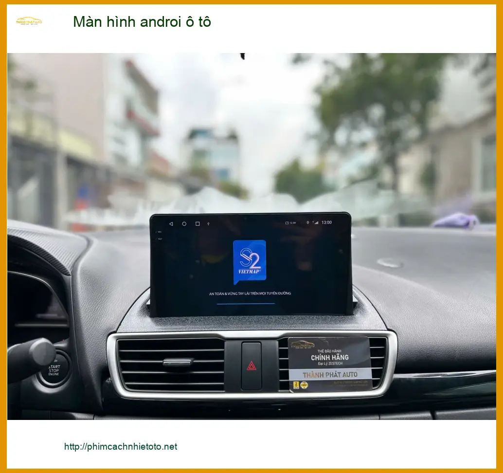 Chú Bình nâng cấp màn hình Android ô tô cho Toyota Vios tại Quận Bình Thạnh để tiện xem giải trí. ảnh thực tế 2