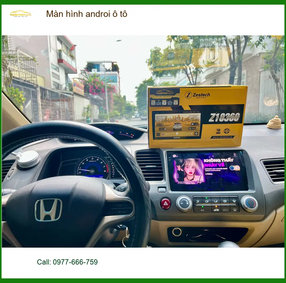 Anh Tấn lắp màn hình Android ô tô cho Honda CRV ở Quận 4 để nâng cấp trải nghiệm lái ảnh thực tế 2