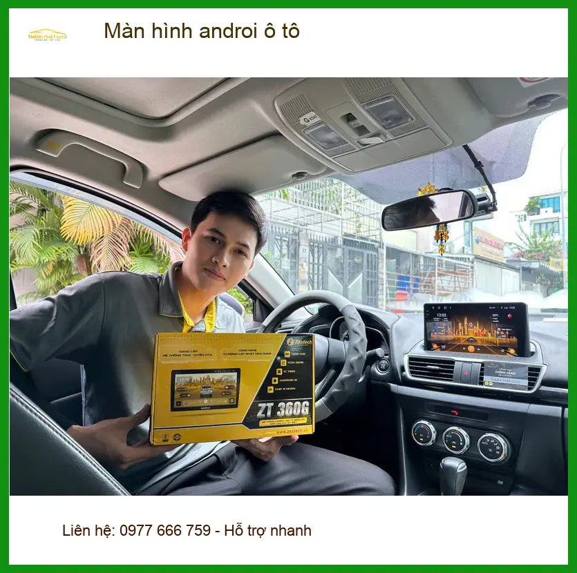 Anh Khánh lắp màn hình Android ô tô cho Hyundai Accent tại Quận 11 để nâng tầm trải nghiệm giải trí ảnh thực tế 2