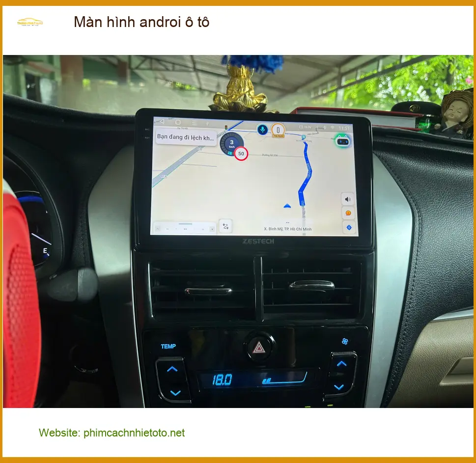 Anh Tùng lắp màn hình androi ô tô cho Hyundai Accent ở Quận 2. ảnh thực tế 4