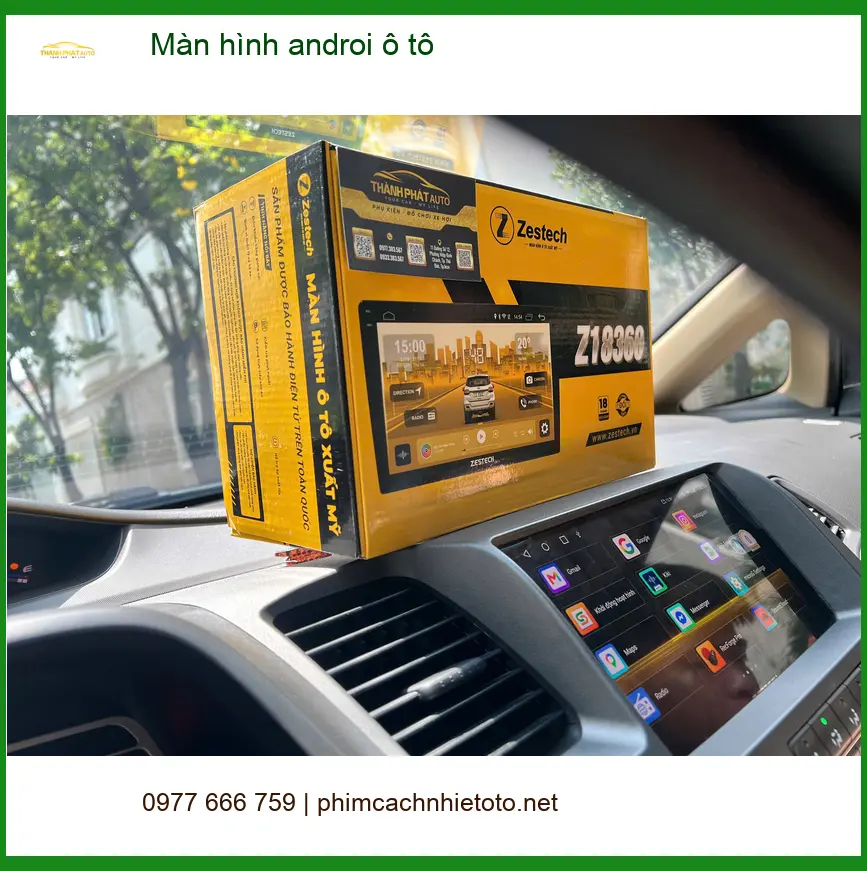 Chị Loan nâng cấp màn hình Android cho Kia Carnival ở Quận 6 ảnh thực tế 2