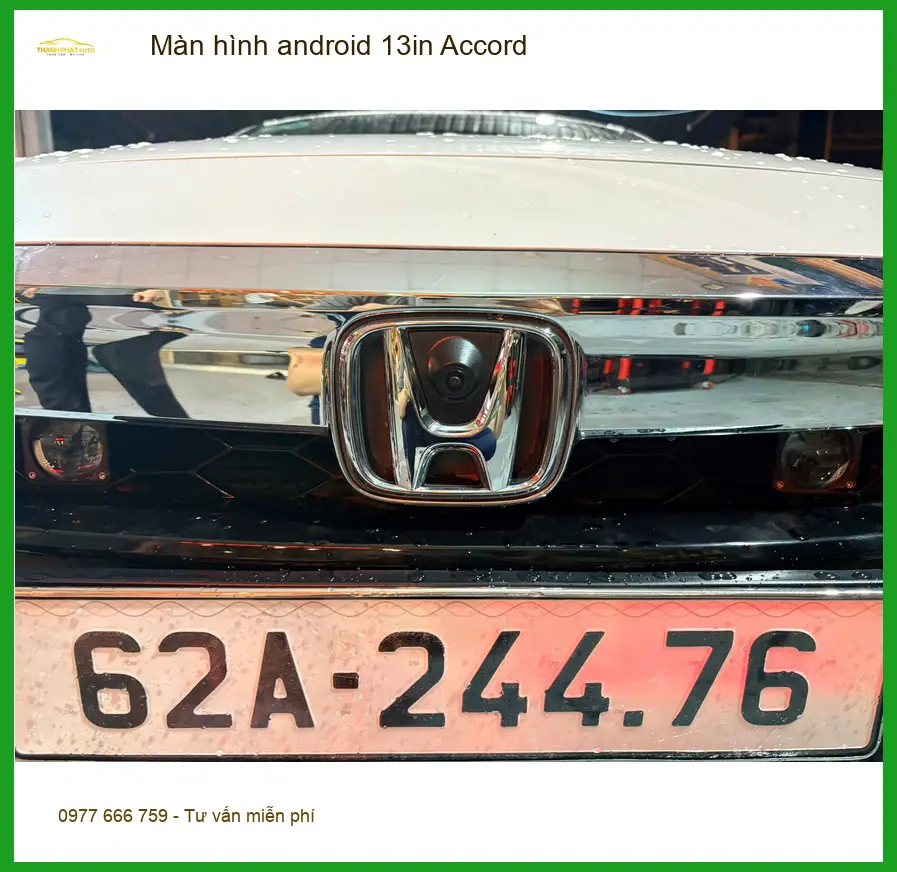 Anh Long lắp màn hình android 13in cho Honda Accord tại Quận 2 ảnh thực tế 4