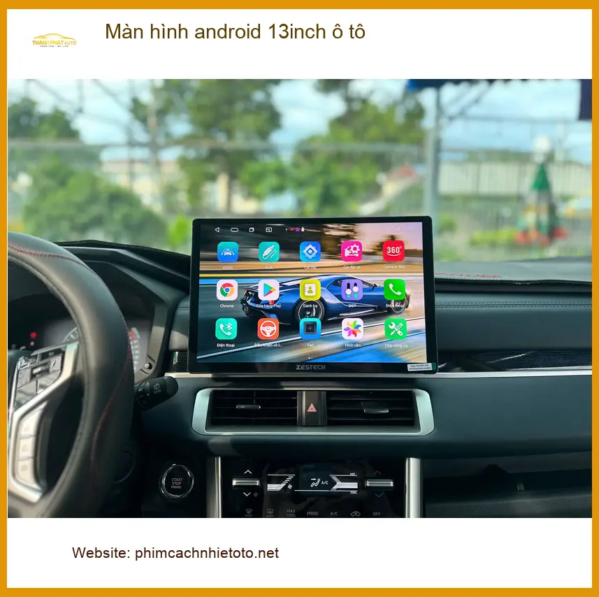 Anh Khánh lắp màn hình Android 13inch ô tô Hyundai Elantra tại Quận 4 ảnh thực tế 2