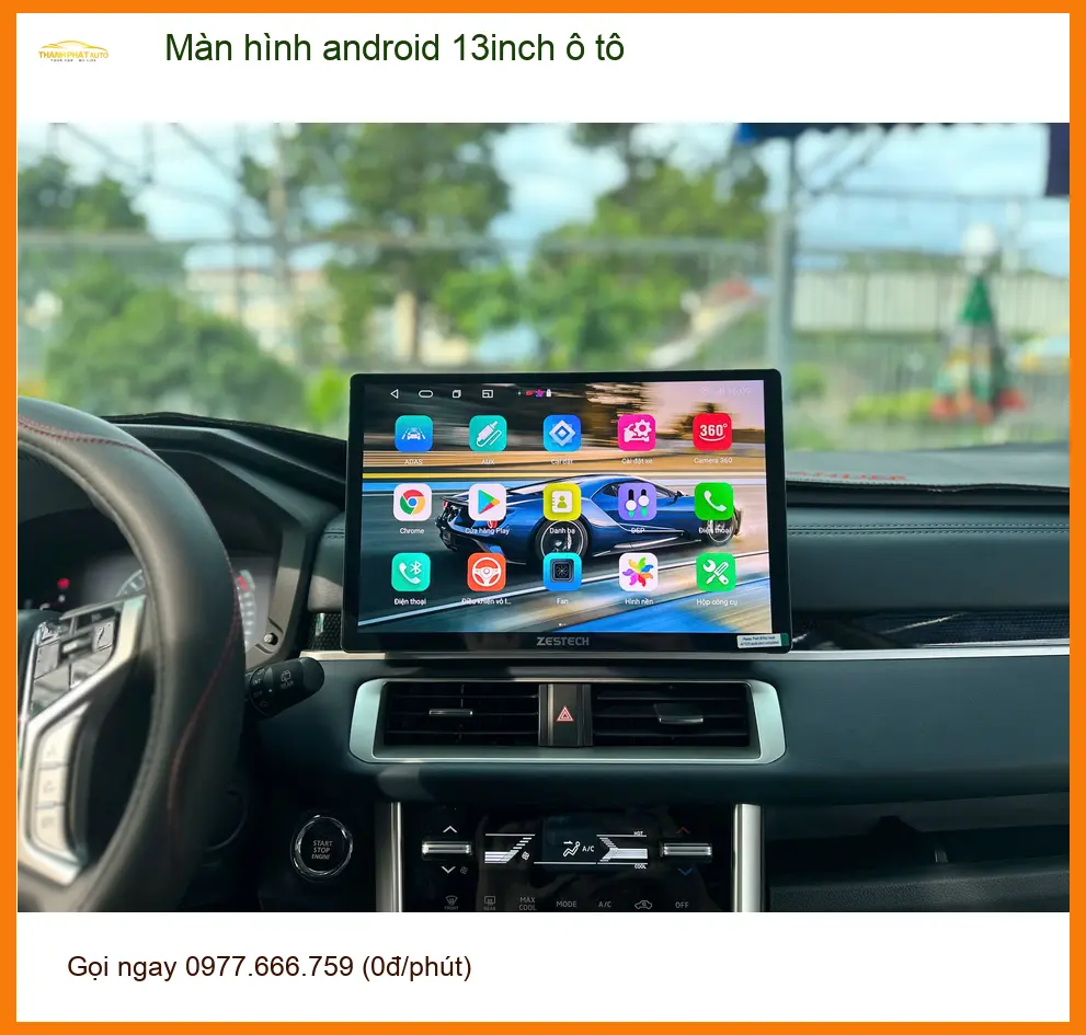 Anh Lộc gắn màn hình Android 13inch ô tô cho Mazda CX-5 tại Hóc Môn. ảnh thực tế 3