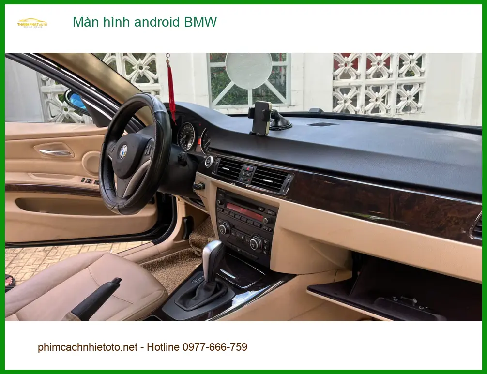 Anh Quang nâng cấp màn hình android BMW X5 tại Quận 7 vì màn hình zin chậm ảnh thực tế 5