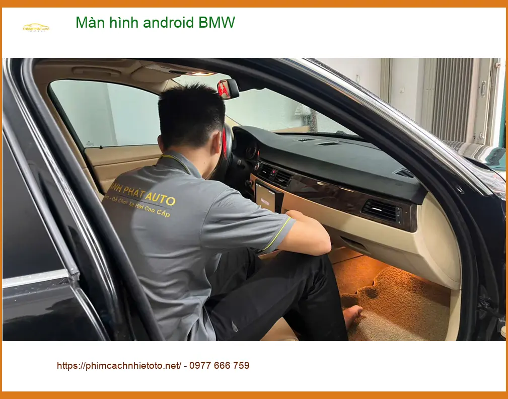 Anh Tú lắp màn hình Android BMW 5 Series tại Củ Chi để trải nghiệm công nghệ mới nhất ảnh thực tế 4