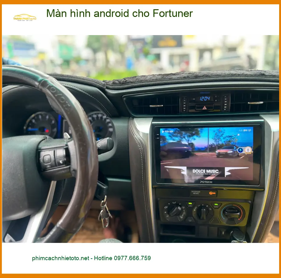 Anh Khải nâng cấp màn hình Android Fortuner ở Hóc Môn, cải thiện giải trí ảnh thực tế 2