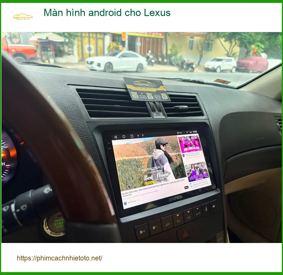 Anh Quang lắp màn hình Android cho Lexus tại Hóc Môn để nâng cấp trải nghiệm