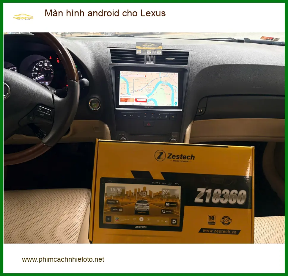 Anh Quang lắp màn hình Android cho Lexus tại Hóc Môn để nâng cấp trải nghiệm ảnh thực tế 3