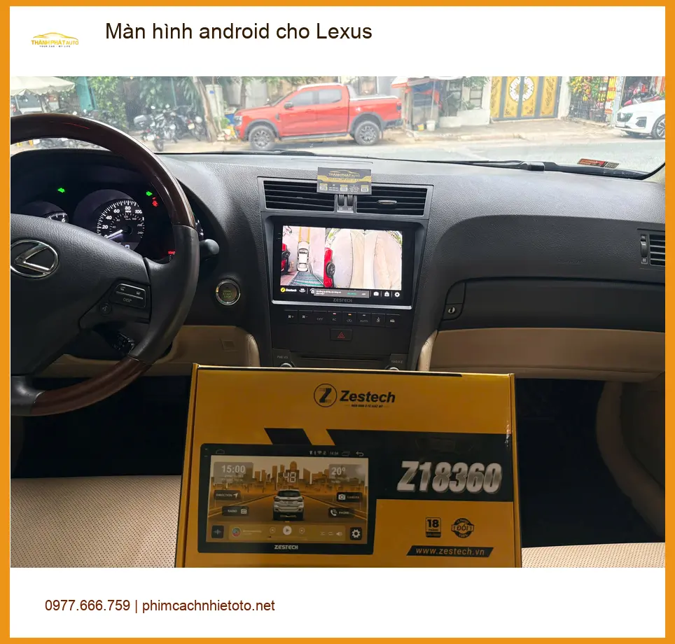 Anh Quang lắp màn hình Android cho Lexus tại Hóc Môn để nâng cấp trải nghiệm ảnh thực tế 4