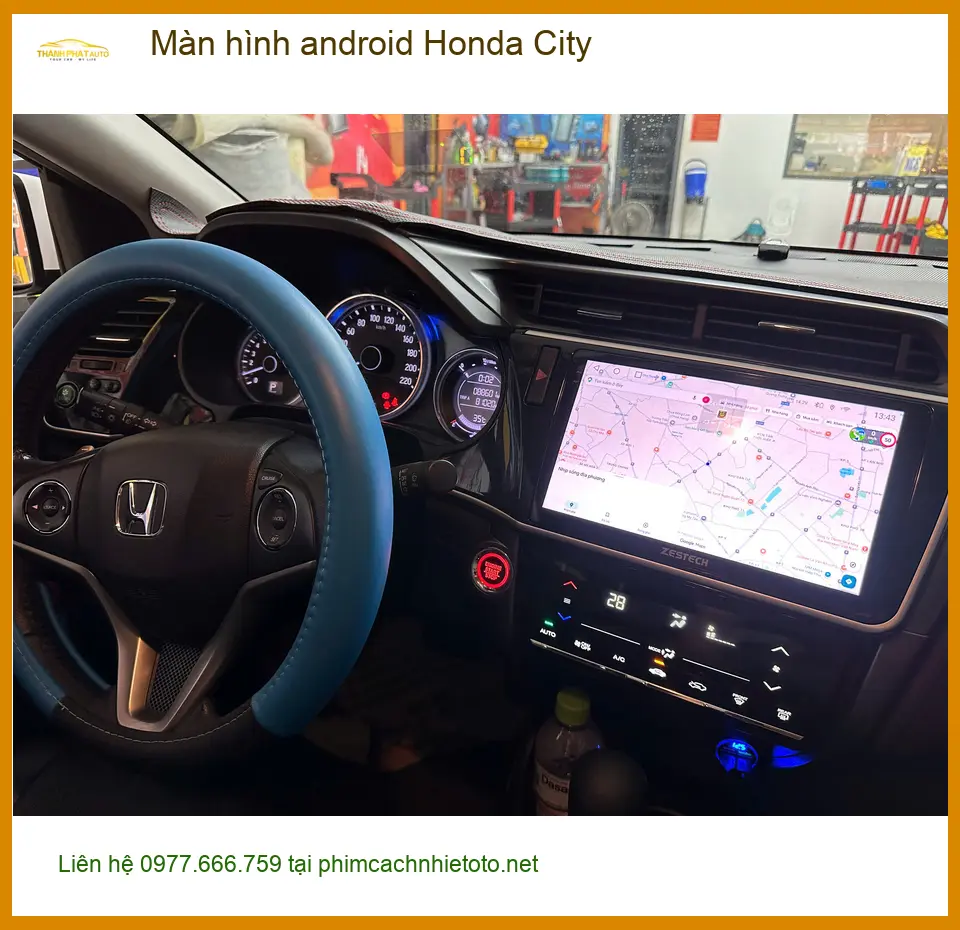 Anh Khánh Duy lắp màn hình Android Honda City Quận 12 nâng cấp giải trí